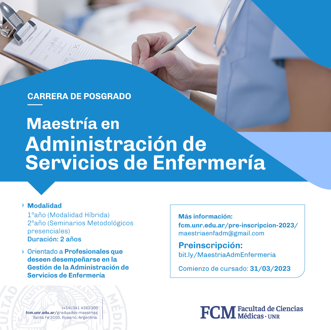 Maestría En Servicios De Enfermería Fcm 6280